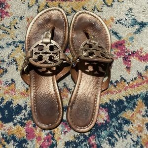 Rose Gold Tory Burch Millers 8.5